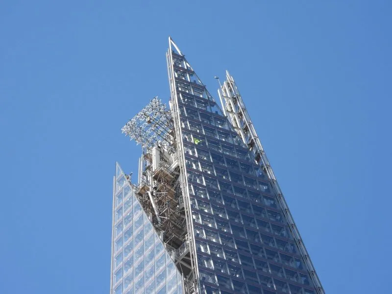 The Shard cantilevered scaffold design
